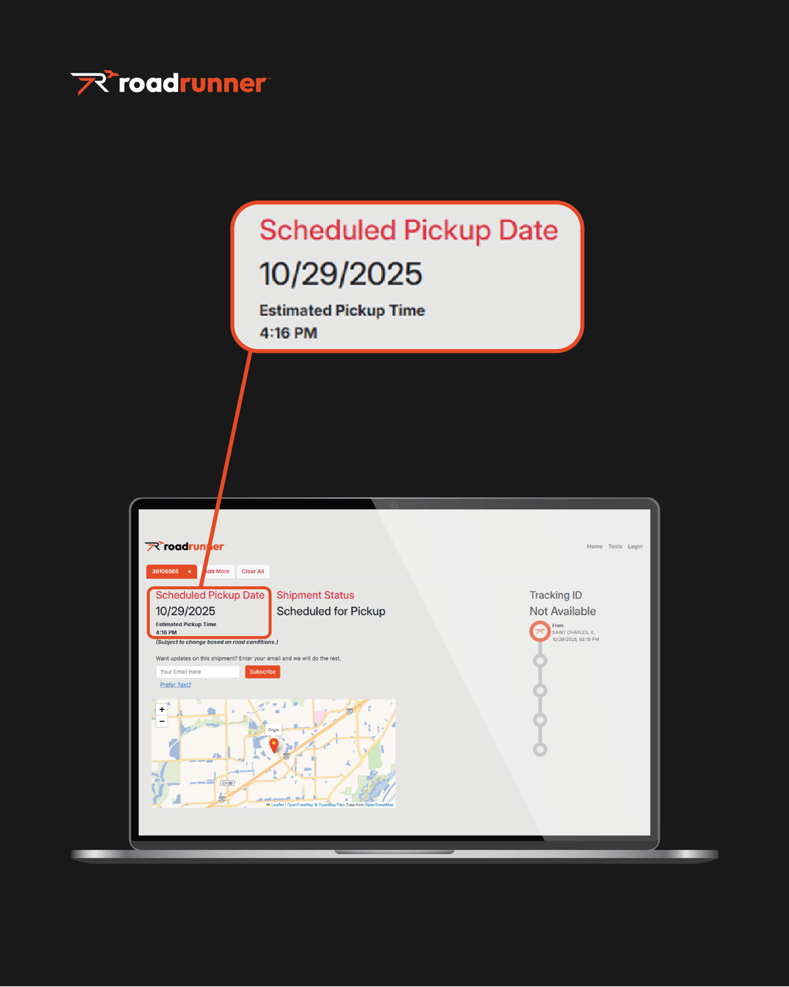 Scheduled Pickup Date