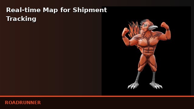 Real-time Map for Shipment Tracking