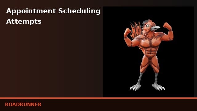Appointment Scheduling Attempts